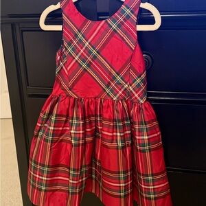 Polo by Ralph Lauren Red Plaid Kids Formal Dress 3T